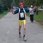Леонид Бурыкин завершает свой 37-й марафон за год